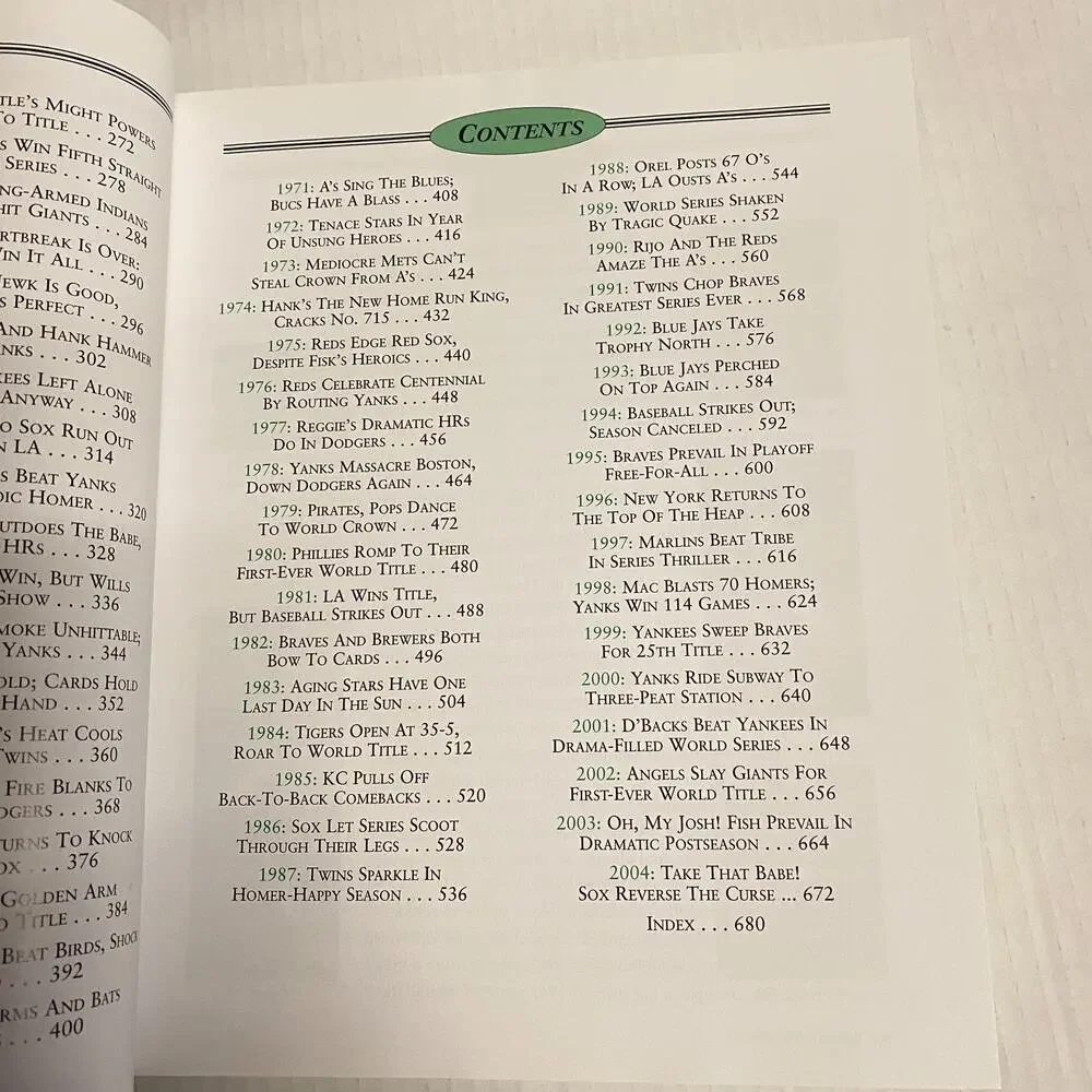 Baseball Chronicle (2005) by Publications International: Used